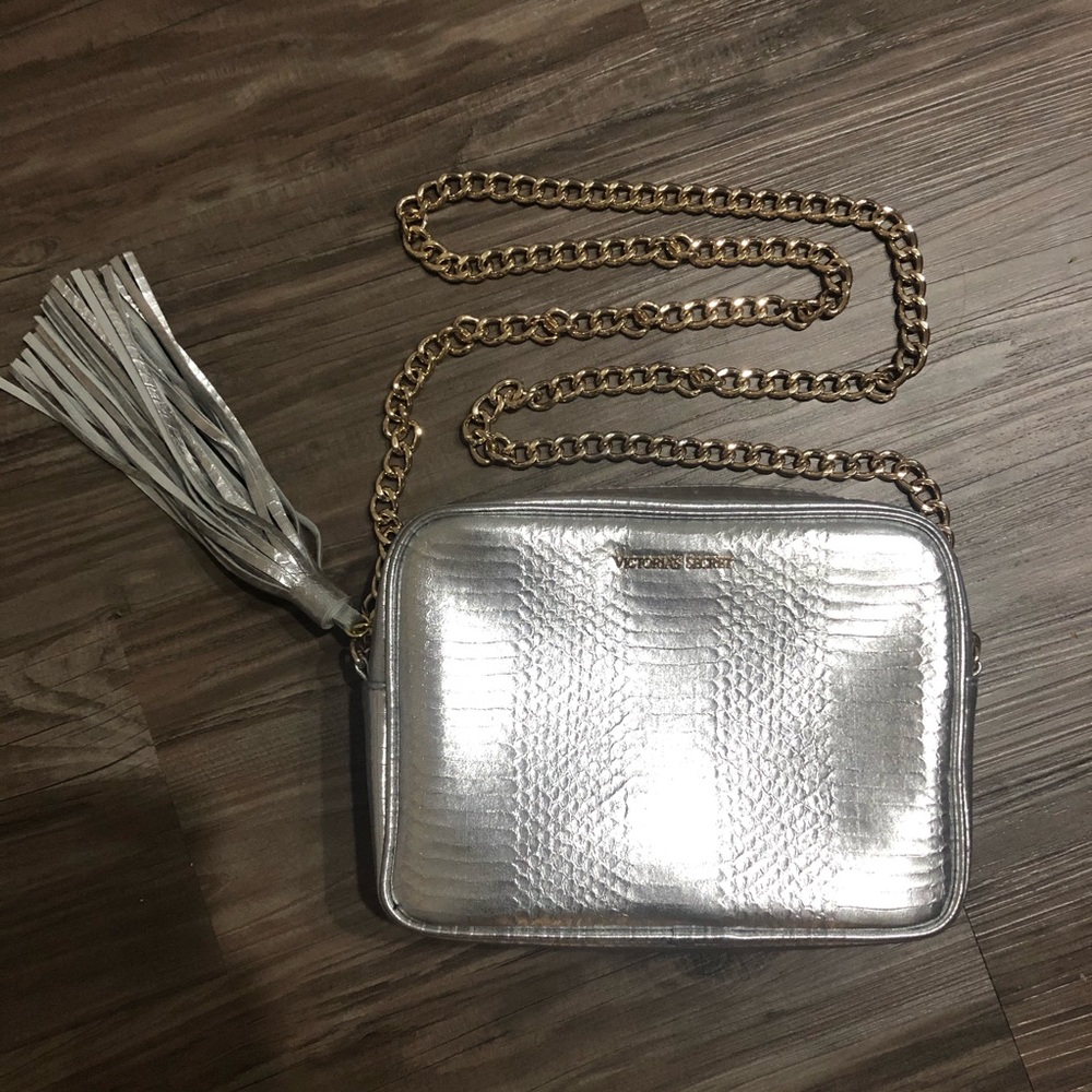 Clutch Hand Bag SILVER SNAKE from VS